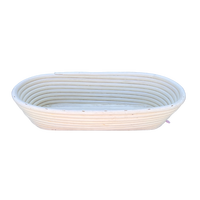 Panier de rangement en rotin blanc écologique de taille personnalisable, logo en bambou, sans danger pour les aliments, fait main, Cenvinex Vietnam, organisateur pour la maison