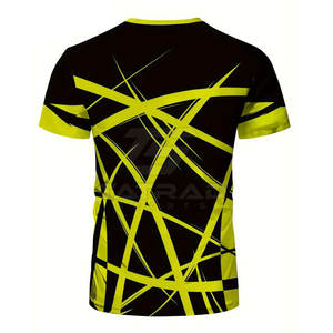 T-shirt décontracté pour homme personnalisable avec sublimation, dernier design - Haute qualité, écologique, respirant et à séchage rapide, 100% polyester - Product Image 2