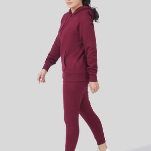 Conjunto Deportivo de Invierno para Mujer, Sudadera Corta con Capucha y Pantalones Jogger Ajustados, Estilo Casual, Moderno y Elegante para Uso Diario - Product Image 5
