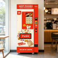 Máquina Expendedora Automática de Comida Caliente TCN, Dispensador Inteligente de Almuerzos con Sistema de Calentamiento por Microondas para Oficina y Lugar de Trabajo