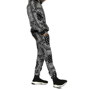 High Street Style Invierno Ligero Impreso Ropa informal Chándales para correr Hombres Nueva llegada Transpirable 100% Algodón Sublimado - Product Image 4