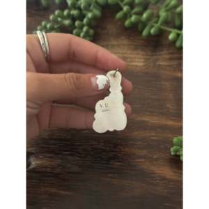 Boucles d'oreilles pendantes en turquoise de Kingman et argent sterling, faites à la main par des artisans Navajo, design en grappe, idéales pour un cadeau - Product Image 5