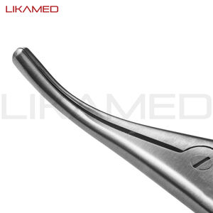 Trakeotomi ve Cricothyrotomy paslanmaz çelik için LIKAMED Trousseau trakeal dilatör düz kavisli kelepçe - Product Image 5