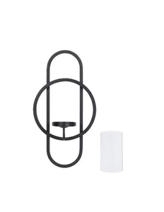 Bougeoir écologique en fer métallique de couleur personnalisée avec logo et design personnalisés pour la décoration de Noël à la maison - Product Image 1