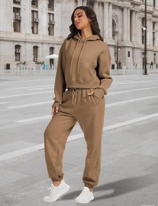 100% coton SWEATSUIT léger à capuche ensemble cordon de serrage fermeture hiver écologique délavé imprimé strass embelli - Product Image 5