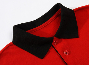 Compre Camisetas Personalizadas Unisex para Hombre, Cuello Negro y Rojo, 100% Algodón, Diseño en Blanco para Camisetas, Venta al por Mayor - Product Image 6