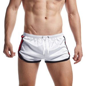 <b>Men's</b> Casual Breathable Silk Mesh <b>Shorts</b> Comfortable Gym Wear with Adjustable Waist Relaxed Fit <b>Knee</b> <b>Length</b> XS Size-Wholesale - Product Image 1