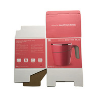 Cajas de Regalo de Papel Personalizadas de Alta Gama con Revestimiento Suave al Tacto, Fábrica de Embalajes, Cajas de Cartón Personalizadas para Empacar Tazas