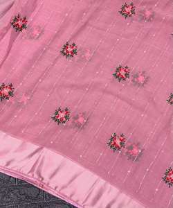 Exclusiva colección de Sari de red nupcial de seda Surat para ropa de fiesta con diseños y patrones únicos para boutiques nupciales - Product Image 6