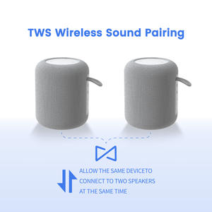 Digitalome 113สปา5W แบบพกพาสำหรับลำโพงบลูทูธพร้อมไฟ LED RGB และแบตเตอรี่ไมโครโฟนทำงานสำหรับใช้ในบ้าน - Product Image 5