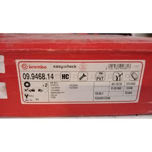 COPPIA DI DISCHI FRENO ANTERIORI VOLVO S40 1a Serie (95>04) 09.9468.14 Benzina - Product Image 3