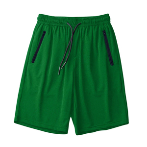Shorts de sport personnalisés pour hommes 100% coton Logo avant Écologique Séchage rapide Tissu respirant Usine de vêtements de sport OEM - Product Image 1