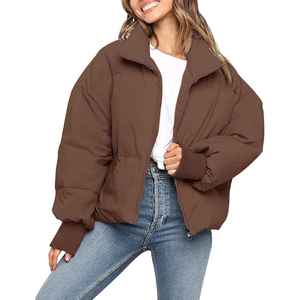 Servicio de OEM Chaqueta acolchada para mujer de alta calidad Venta caliente Cómodo Nuevo diseño Antiarrugas Chaqueta de invierno de diseño de alta calidad - Product Image 1