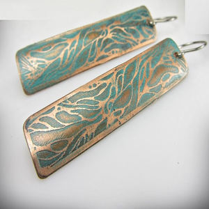 2025 European copper multi color stone <b>earrings</b> antique jewelry <b>Christmas</b> Nigerian Blue teardrop Brass <b>earrings</b> jewelry - Product Image 3