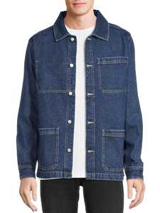 Men's Denim <b>Chore</b> <b>Jacket</b> Jean Denim Biker the Trucker <b>Jacket</b> Wholesale and Customize Denim <b>Jacket</b> - Product Image 2