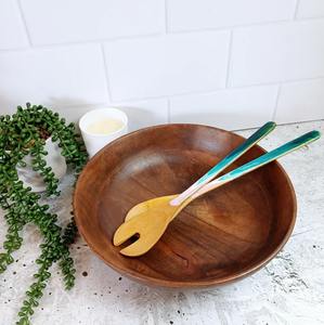 Ensemble de serveurs à salade en résine écologique de haute qualité avec longues poignées, cuillères de cuisine pour un usage domestique - Professionnels de la vente en gros - Product Image 1