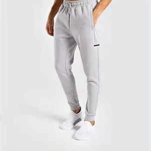 2026 Custom Luxury Men's <b>Slim</b> Fit <b>Joggers</b> Pants Quick Dry Cotton Trousers New Style Mid Straight Pattern Lightweight Dark Canvas - Product Image 1