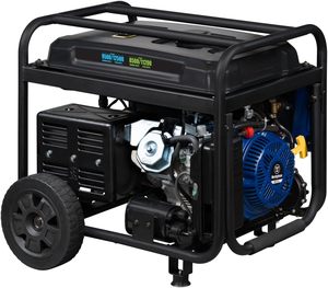 GENERADOR PORTÁTIL DE RESERVA PARA EL HOGAR DE DOBLE COMBUSTIBLE DE 12500 VATIOS LISTO PARA ENVIAR - Product Image 4