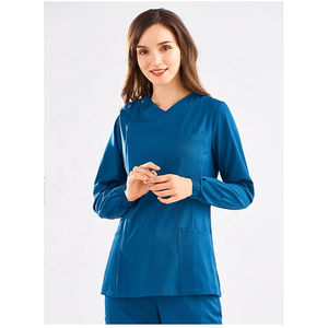 Ensembles de blouses médicales de couleur unie, tissu en polycoton 180 GSM, uniformes d'hôpital, vêtements de travail pour le personnel infirmier - Product Image 2