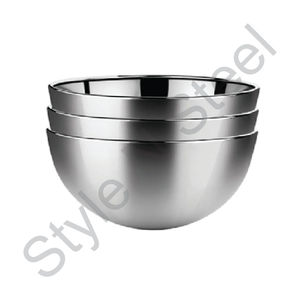 Juego de ensaladeras de acero inoxidable de primera calidad, juego de ensaladeras de 3 piezas, cuencos para mezclar duraderos resistentes a la oxidación - Product Image 1