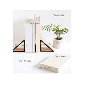 Porte-livres de conception récente, serre-livres en bois et en fer, support pour livres pour la maison et les écoles, à bas prix - Product Image 1