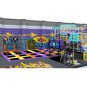 Bettaplay 1460 SQM Glissade colorée fantaisie tendance pour enfants, parc de trampolines, parc de trampolines intérieur, zone de jeu interactive haute énergie - Product Image 1