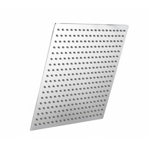 Cabezal de Ducha Cuadrado Moderno y Delgado de 12 LPM, Cromado, de Acero Inoxidable, Envío Global - Product Image 3