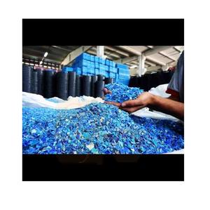 Barato HDPE Blue Drum Scrap disponible para la venta a granel Clean Post Consumer Material de desecho de plástico para reciclaje y reutilización - Product Image 5