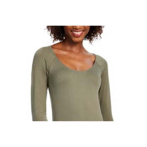 บอดี้สูทผู้หญิงไซส์ใหญ่ แบรนด์ Bar III คอกลม สีเขียว ไซส์ X-Large เซ็กซี่ ผ้าซาติน แบบชิ้นเดียว พิมพ์ลาย ทรงเข้ารูป สำหรับฤดูร้อน - Product Image 2