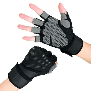 Breathable Leather Workout <b>Gloves</b> for Gym <b>Weight</b> Lifting Exercise Fitness <b>Training</b> and Cycling Sports - Product Image 2