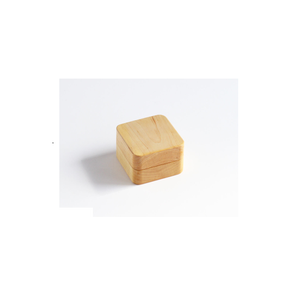 Beurrier en bois avec couvercle Beurrier avec petite taille et forme carrée et au meilleur prix Outils à fromage - Product Image 1