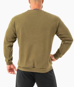 Alaf industries – sweat-shirt uni surdimensionné en coton pour homme, pull-over français en éponge avec fermeture éclair - Product Image 6