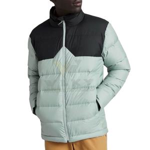 Chaqueta Bomber de invierno transpirable ligera para hombre hecha en fábrica, relleno de algodón de burbujas de alta calidad, acolchado cálido, letra XL con soporte - Product Image 1