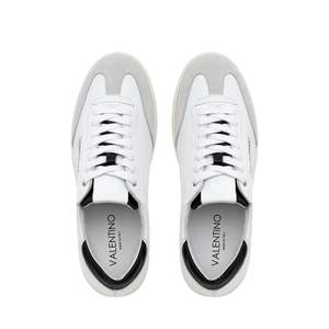 Para Saturno, zapatos deportivos Unisex, zapatillas de ante de cuero Blanco/Negro, iluminación ligera, estilo de caminar de color italiano - Product Image 2
