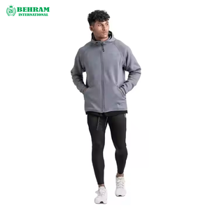 Sweat-shirts à capuche unisexes sur mesure respirants avec fermeture éclair - 100% coton molletonné/éponge française léger à séchage rapide coupe classique vente en gros - Product Image 6