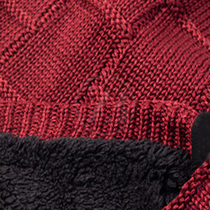 Bonnets d'hiver unisexes en laine tricotée avec logo personnalisé Bonnets doux de haute qualité faits à la main fabriqués au Pakistan - Product Image 2