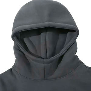 Sweat à capuche homme personnalisé, coupe ample, épaules tombantes, léger et respirant, en polyester/coton de haute qualité, collection hiver 2026 - Product Image 5