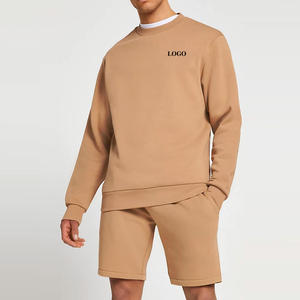 Dernier modèle à la mode Ensemble t-shirt et short pour l'été décontracté Ensembles jumeaux personnalisés pour hommes Pas cher Coton Respirant - Product Image 4