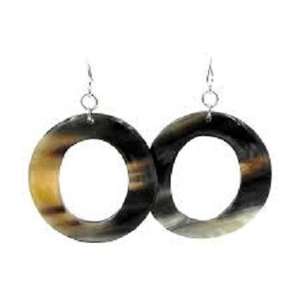 Dernière conception de boucle d'oreille en corne de boeuf de vache Boucle d'oreille en corne de buffle Bijoux naturels élégants Personnaliser la taille Design Bijoux Boucle d'oreille Buffal - Product Image 4