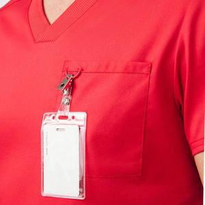 Tenue de Travail Tendance pour Hommes : Ensemble Blouse et Pantalon d'Infirmier Élégant à Manches Courtes, Séchage Rapide, Tissu Respirant, pour Hôpital - Product Image 6