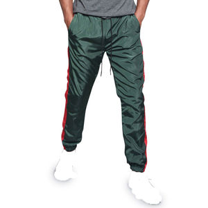 Pantalones informales rectos para hombre, pantalones lavados, pantalones cortavientos con bolsillo de Color sólido, pantalones de nailon para hombre, chándales - Product Image 2