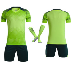 Personalización Nuevo logotipo Número Equipo de fútbol Ropa deportiva Tela de secado rápido Camiseta de fútbol Ropa de uniforme de jugadores de fútbol unisex Jerseys - Product Image 2