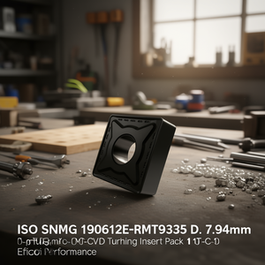 Plaquettes de tournage indexables ISO SNMG 190612E-RMT9335 D. 7.94mm MT-CVD revêtues, lot de 10 pour une performance optimale des outils - Product Image 3