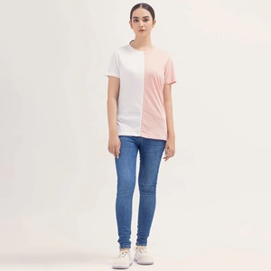 เสื้อยืดวินเทจผู้หญิงคอลเลคชั่นใหม่ปี 2025 ผลิตตามสั่ง (OEM) ผ้าฝ้าย 100% ราคาถูก ระบายอากาศได้ดี เป็นมิตรกับสิ่งแวดล้อม ดีไซน์ตามสั่ง ไซส์ใหญ่ คอกลม - Product Image 5