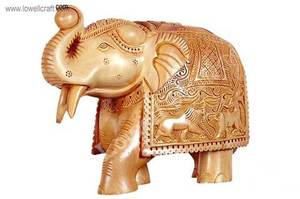 Elefante de madera hecho a mano tallado tradicional hecho a mano estatua artesanal de madera estatuilla de elefante artesanal regalos para el hogar - Product Image 3