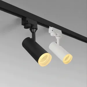 NordicBeam - Lámpara de Riel LED de Diseño Moderno de 40 W, Cuerpo de Aluminio y PC, para Oficina, Cocina, Interiores, con Base GU10 E27, Fácil Instalación - Product Image 5