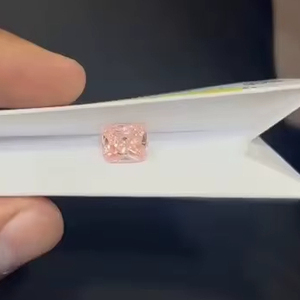 Diamant rose fantaisie cultivé en laboratoire CVD, certifié IGI, clarté VVS1, 5 carats, taille coussin, pierre libre pour bijoux de luxe sur mesure, mariage - Product Image 3