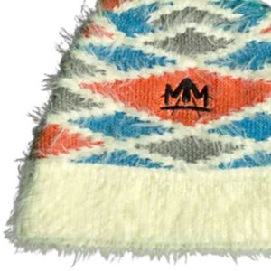 Chapeau en tricot unisexe, bonnet d'hiver doux et moelleux, motif coloré, bonnet chaud, streetwear décontracté, couvre-chef - Product Image 4