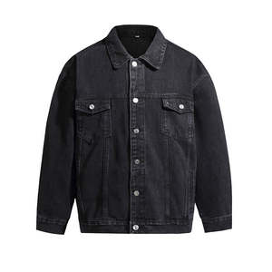 Blouson Bomber en Jean pour Homme – Veste Décontractée d'Automne – Manteau en Jean Boutonné Coupe Slim pour Homme - Product Image 6