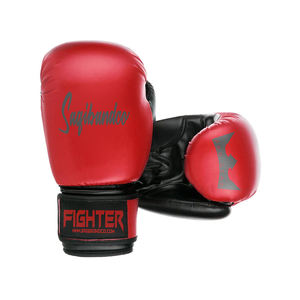 Guantes de boxeo de entrenamiento de cuero de vaca profesional Guantes de gimnasio y guantes de entrenamiento de kickboxing - Product Image 4